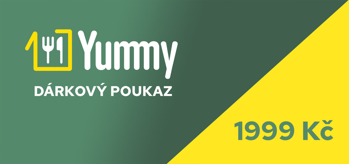 Yummy dárkový poukaz